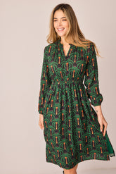 Palmer Black Forest Long Dress